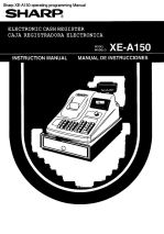 XE-A150 operating programming